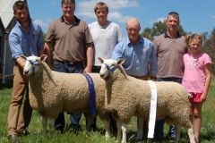 Champion & 3rd place Horsham 2010 Sold to C & J Graham $7500 & N Lubcke $6500